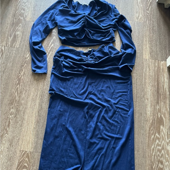 REFORMATION LEXINGTON 2 PIECE - SZ L - DANUBE/blue - Picture 3 of 4